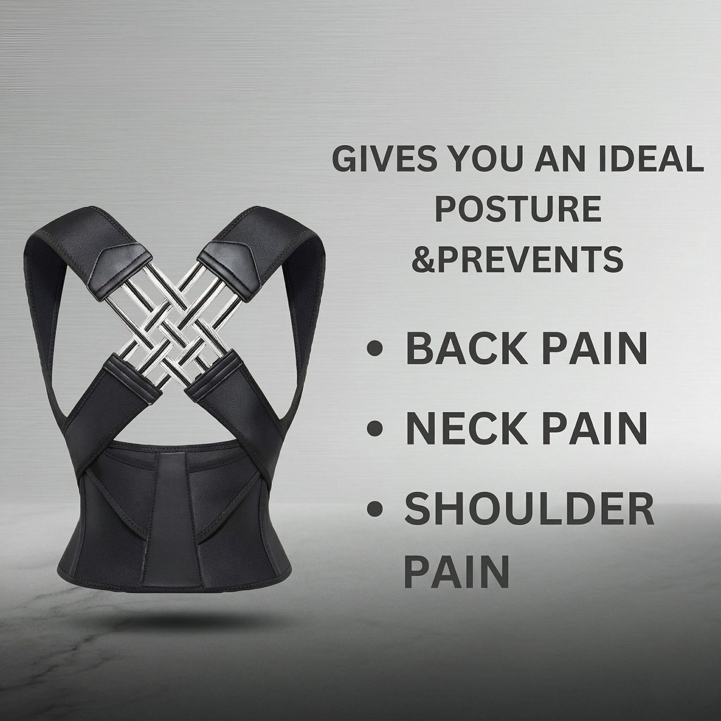 Adjustable Back Posture Corrector/ Slouching Relieve Pain Belt