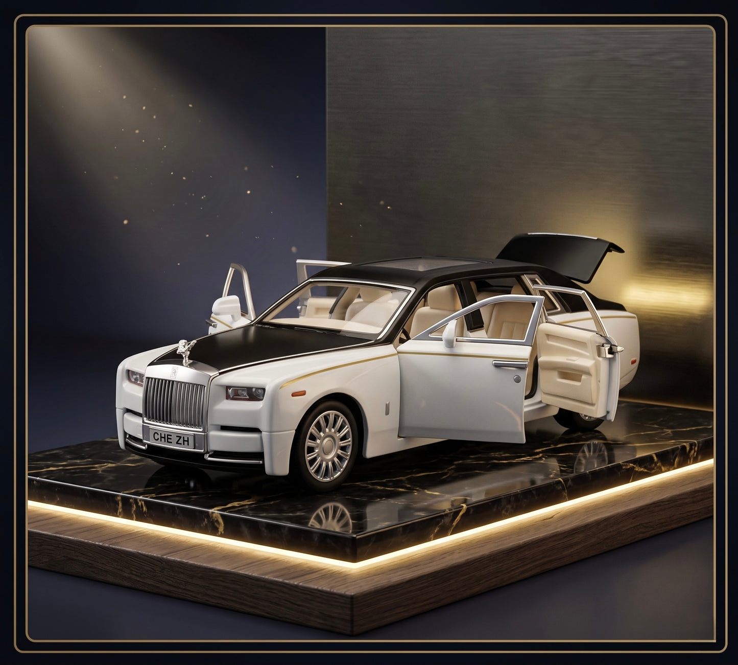 Rolls-Royce Phantom 1:32 Die-Cast Pull Back Toy Car with Sound & Light