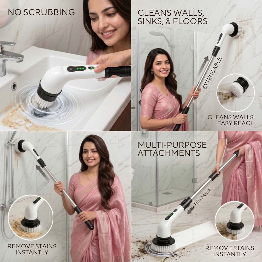 CleanSpin Pro – 9-in-1 Electric Power Scrubber