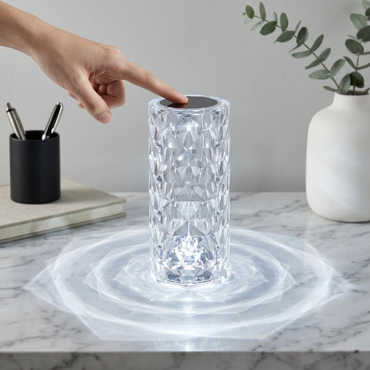 Crystal Rose Diamond RGB LED Lamp – 16 Color