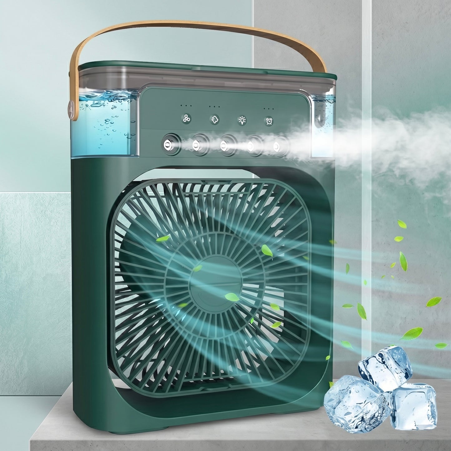 Portable Humidifier Air Cooler Mist Fan Mini Cooler for Home