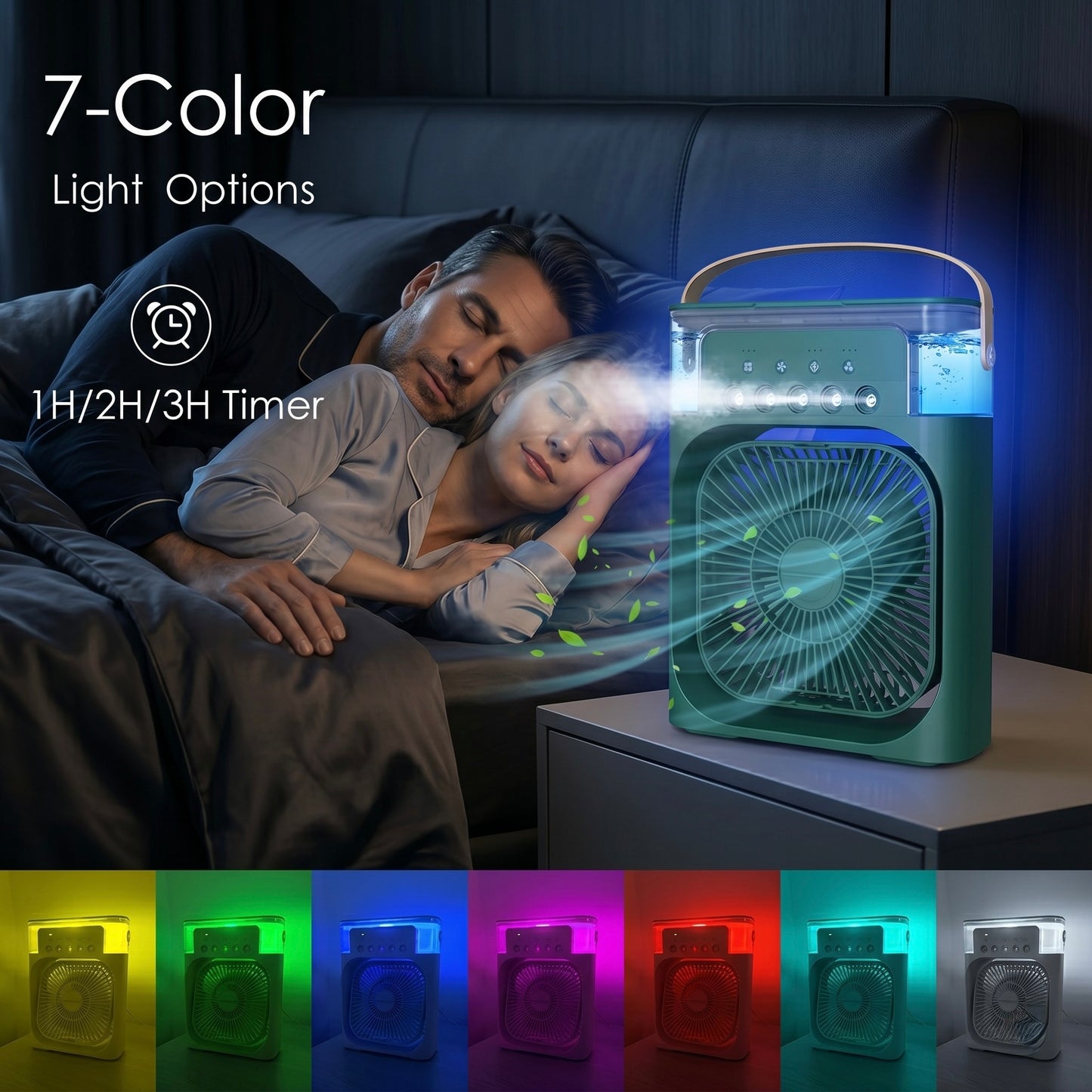 Portable Humidifier Air Cooler Mist Fan Mini Cooler for Home