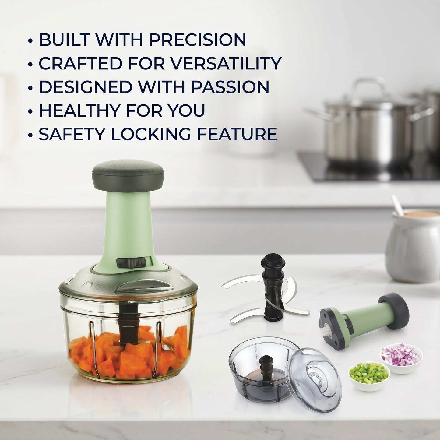 650ml Manual Vegetable Chopper