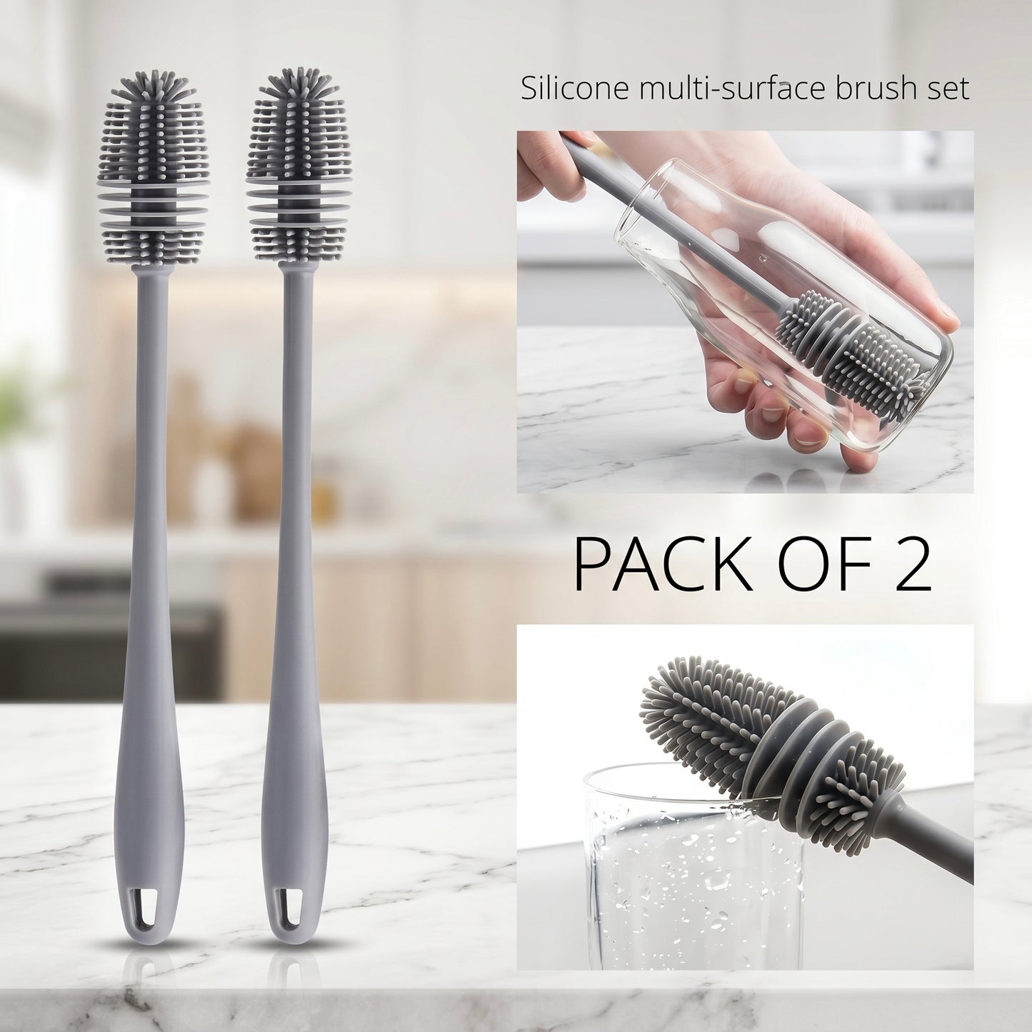 Silicone Bottle Cleaning Brush