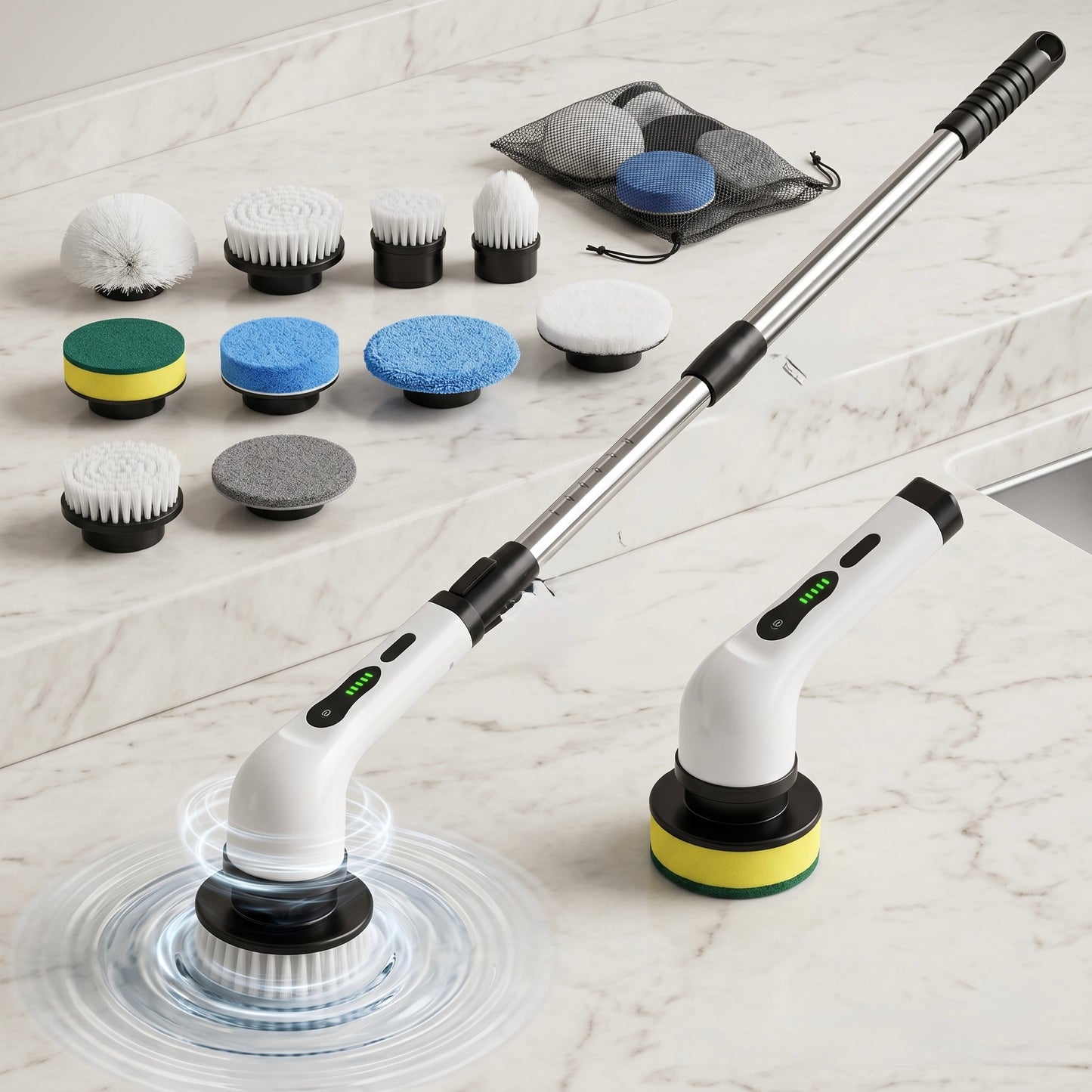 CleanSpin Pro – 9-in-1 Electric Power Scrubber