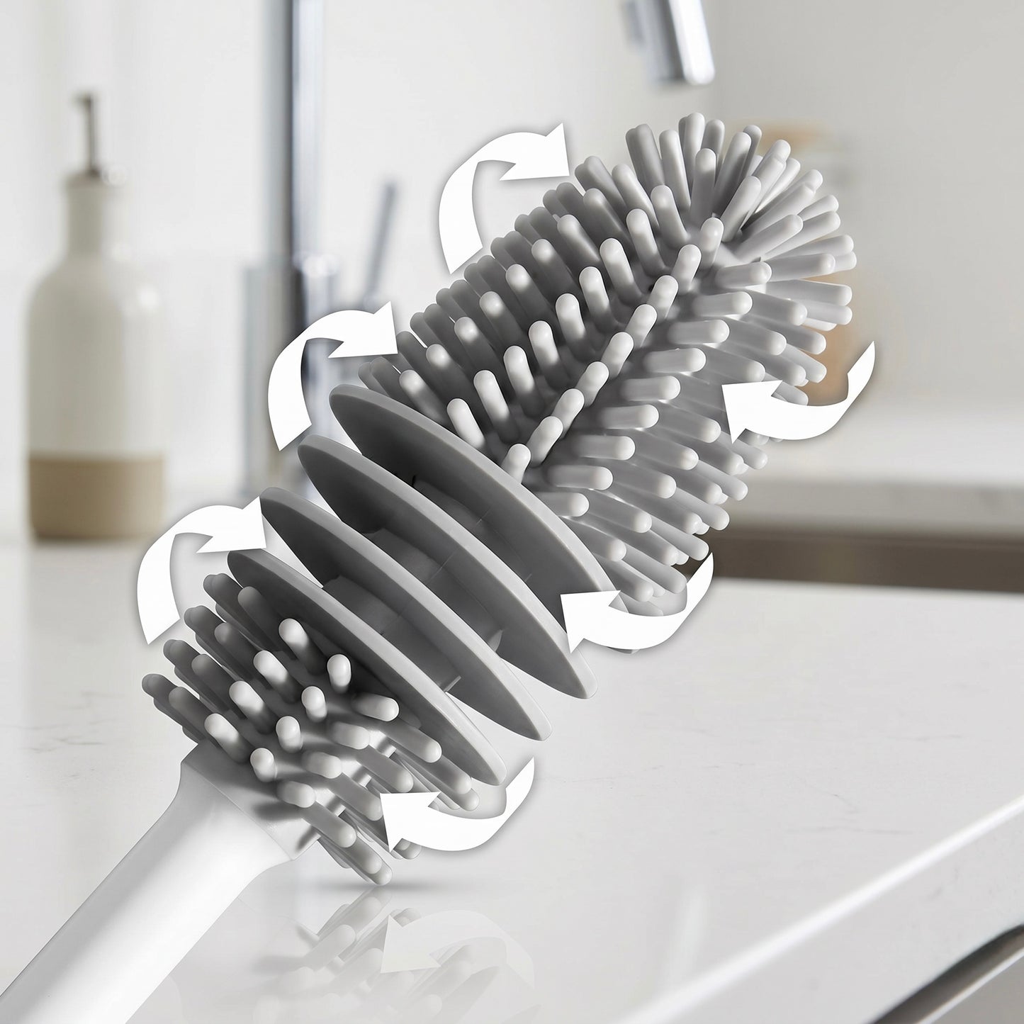 Silicone Bottle Cleaning Brush